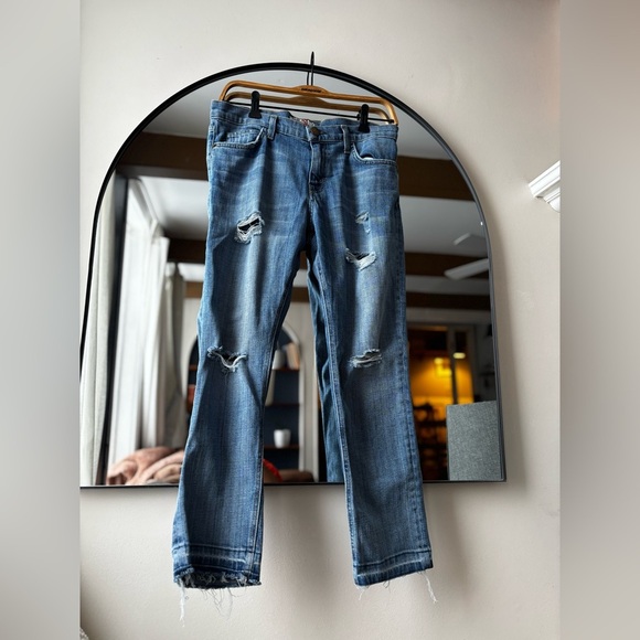 CURRENT ELLIOT | the straight leg cropped jean | size 27 - Picture 2 of 8